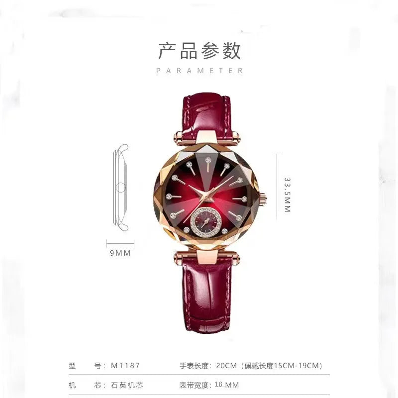 New Women Quartz Watch Ladies Wrist Watch Female Clock Leather Watches for Female Montre Reloj Mujer Zegarek Damski Dropshipping