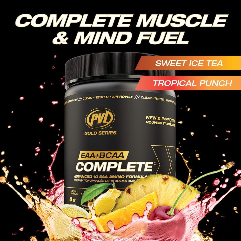 PVL – EAA/BCAA Complete – Fruit Punch – 30 Servings
